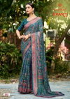 Shanti Vol 2 By Kashvi Bright Moss Foil Printed Saree Wholesale Price In Surat
